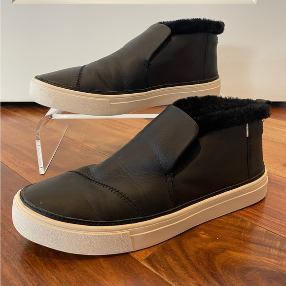 Toms Women's Paxton Water-Resistance Fur-Lined Shoes Size 10 - Picture 1 of 5